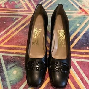 Salvatore Ferragamo Black Heels